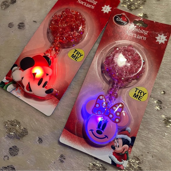 Disney Flashing Necklaces - Red and Pink - Picture 4 of 5